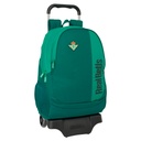 Mochila Escolar con Ruedas Real Betis Balompié Verde 30 x 43 x 14 cm