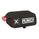 Portatodo Triple Munich Vulcan Negro 21,5 x 10 x 8 cm