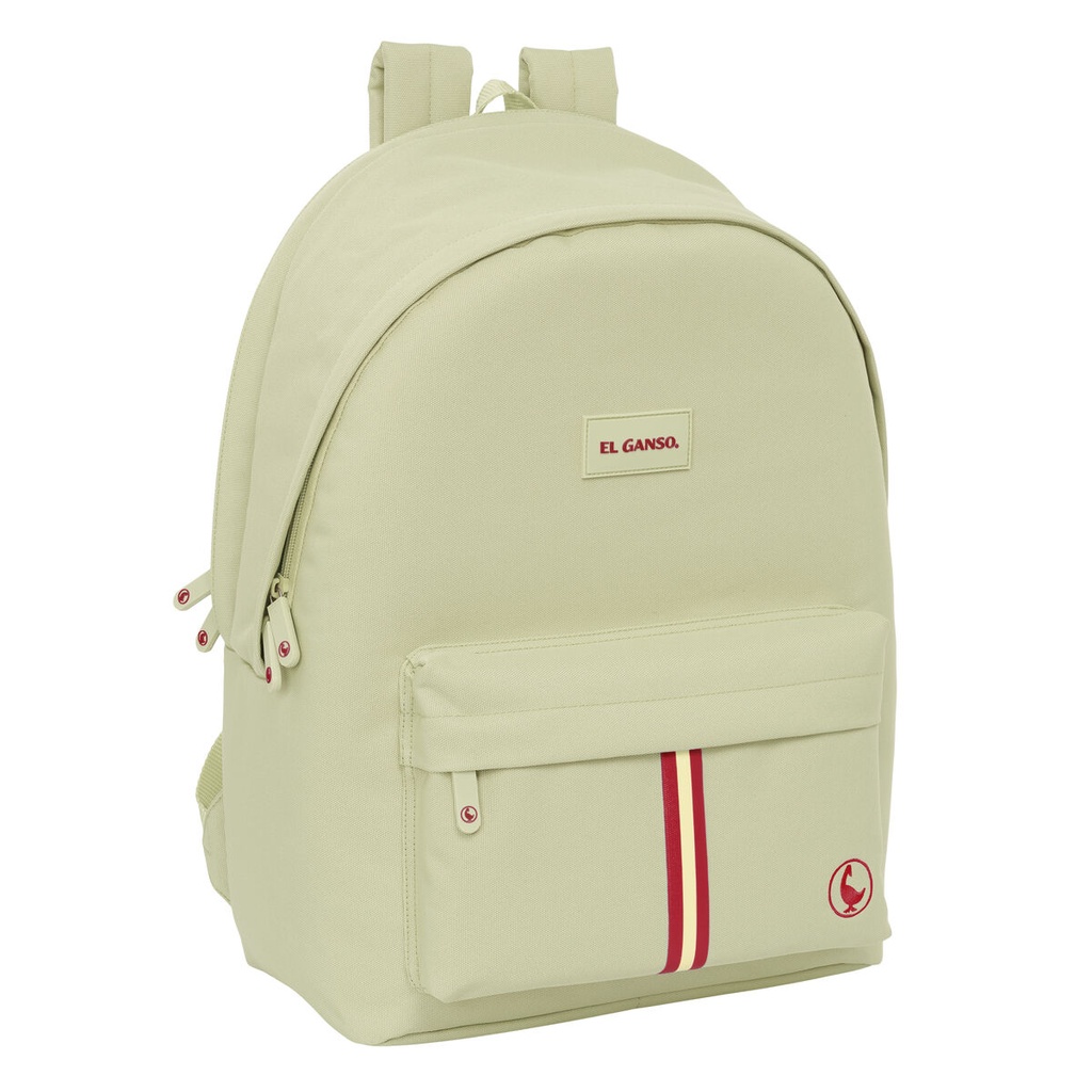 Mochila para Portátil y Tablet con Salida USB El Ganso Basics Beige