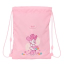 Backpack with Strings Minnie Mouse Baby Pink 26 x 34 x 1 cm