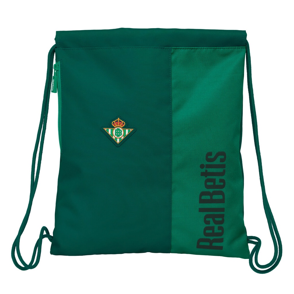 Bolsa Mochila con Cuerdas Real Betis Balompié Verde 35 x 40 x 1 cm