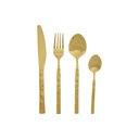 Cutlery Home ESPRIT Golden Stainless steel 15 x 7 x 24 cm 16 Pieces