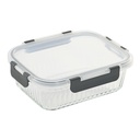 Fiambrera Home ESPRIT Transparente Polipropileno Vidrio de Borosilicato 1 L