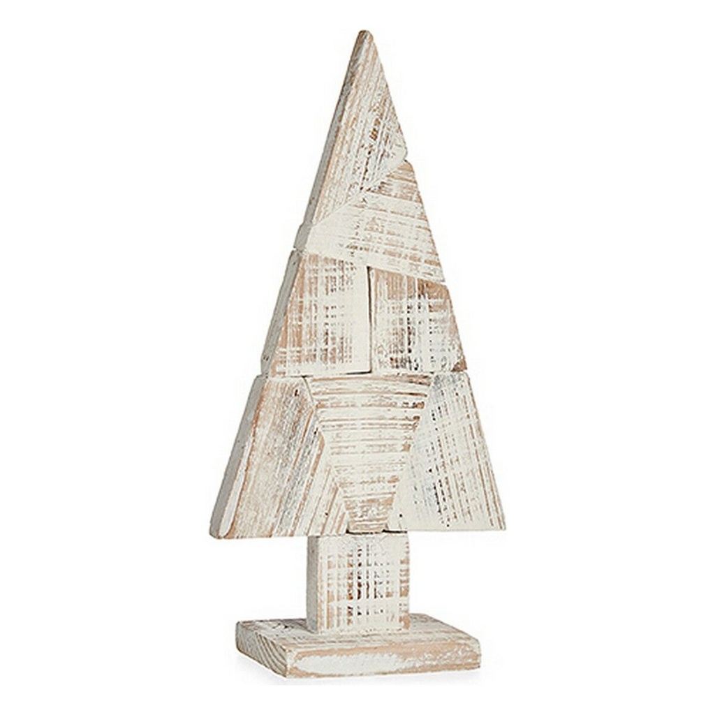 Christmas Tree Krist+ 20L015-40 White Natural Wood 9 x 41,5 x 20 cm