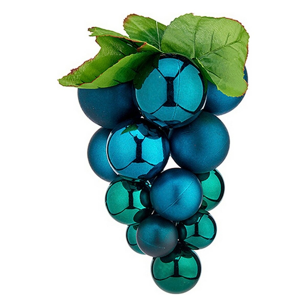 Bola de Navidad Krist+ 01842 Azul Plástico Uvas Pequeño