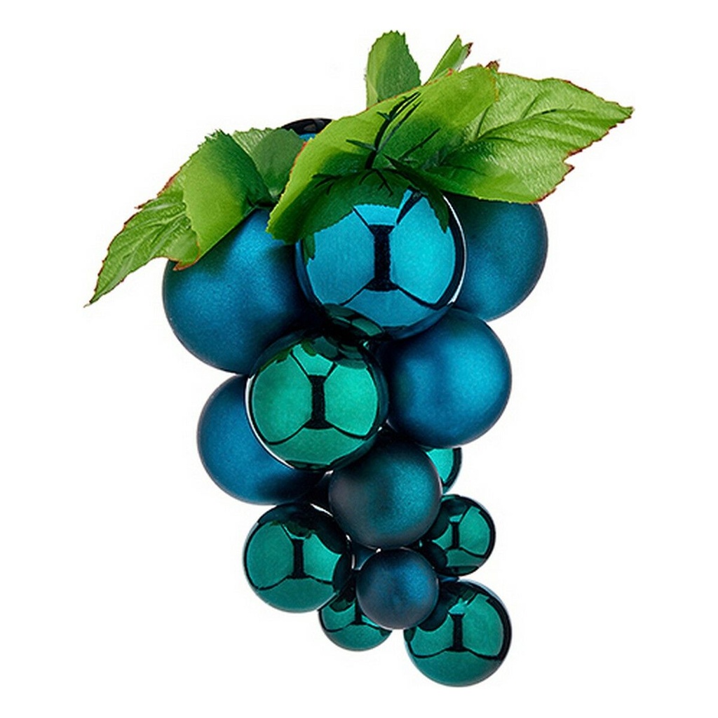 Christmas Bauble Krist+ 01832 Blue Plastic Grapes Small