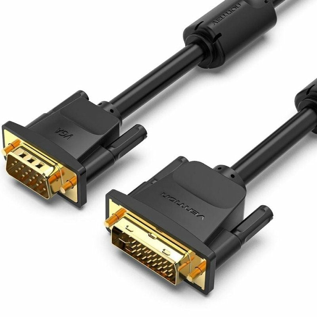 Adaptador VGA a DVI Vention EACBF Negro 1 m