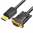 Adaptador DisplayPort a VGA Vention HBLBG Negro 1,5 m