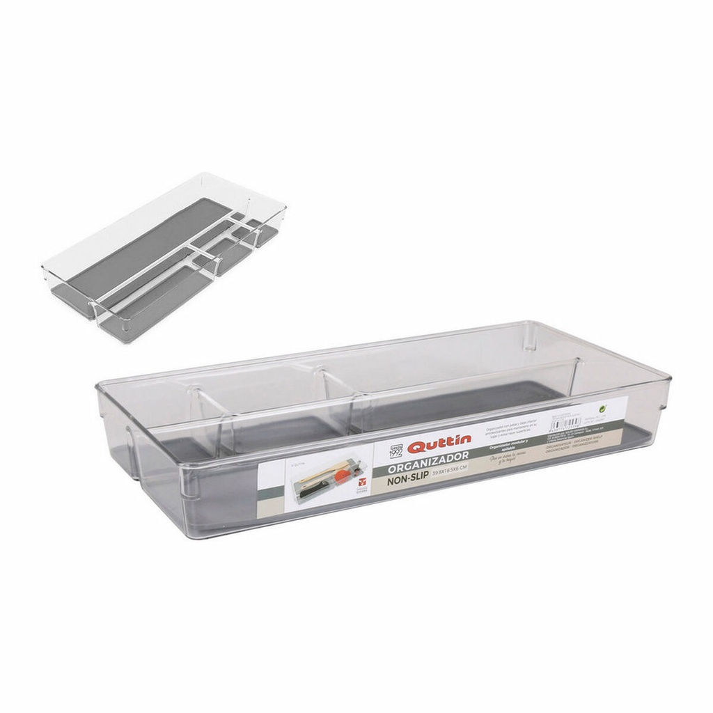 Drawer Organizer Quttin Non-Slip 39,8 x 18,5 x 6 cm