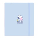 Ring binder Snoopy Love Blue 27 X 32 X 4 cm