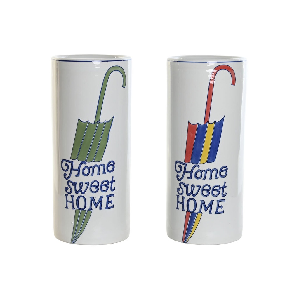 Umbrella stand DKD Home Decor Multicolour Urban 19 x 19 x 44 cm 19 x 19 x 45 cm (2 Units)