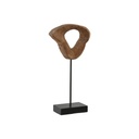 Decorative Figure Home ESPRIT Brown Black Modern 22 X 9 X 44 CM