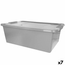 Storage Box Curver Grey Plastic 26 L 55 x 19 x 35 cm (7 Units)