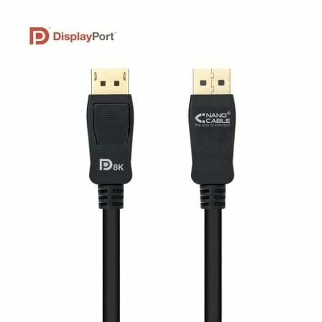 Cable DisplayPort NANOCABLE 10.15.2503 Negro 3 m