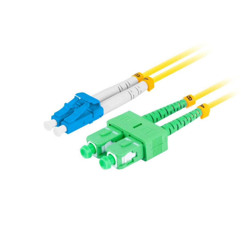 Cable fibra óptica Lanberg FO-LUSA-SD11-0020-YE 2 m
