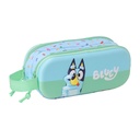 Portatodo Doble Bluey Azul 21 x 8 x 6 cm