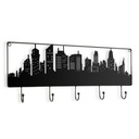 Perchero de Pared Metal (5 x 23,5 x 56,5 cm)