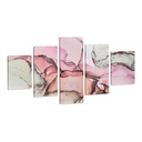 Canvas Gift Decor PC342102 Canvas 30 x 8 x 80 cm Pink (5 Pieces)