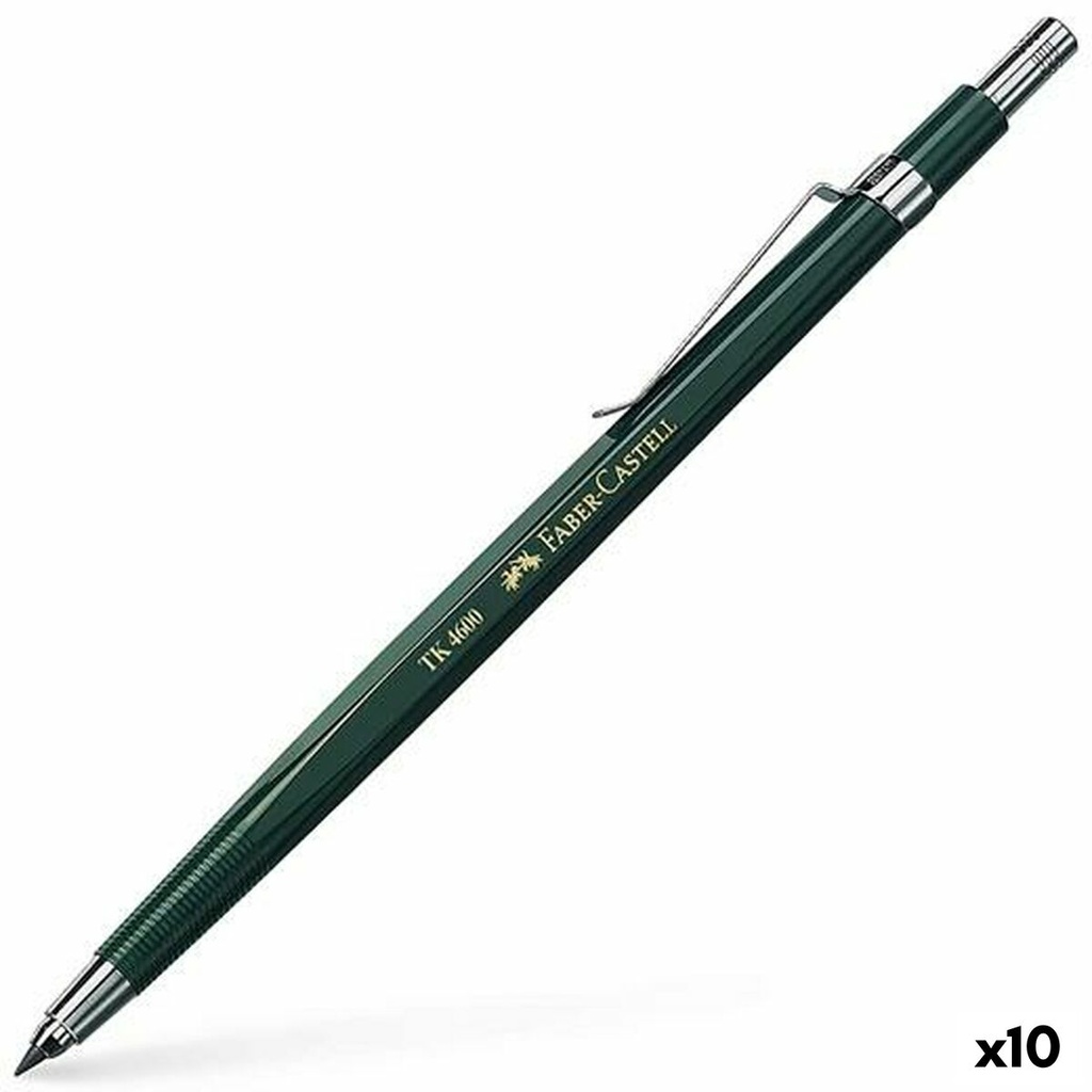 Portaminas Faber-Castell Tk 4600 Verde 0,7 mm (10 Unidades)