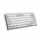 Teclado Inalámbrico Logitech MX Mini Mechanical for Mac Blanco Blanco/Gris Francés AZERTY