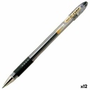 Bolígrafo Roller Pilot G-1 Negro 0,32 mm (12 Unidades)