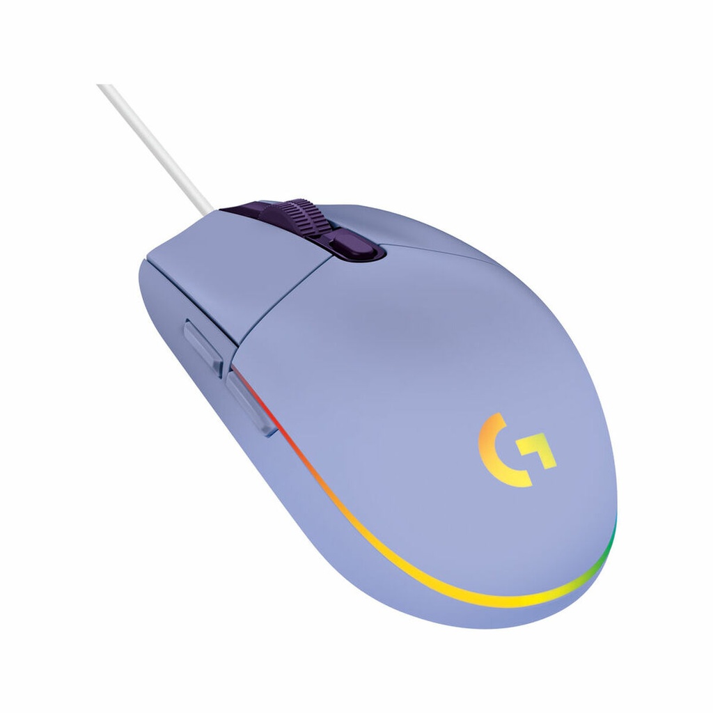 Ratón Logitech G203 Lightsync Lila