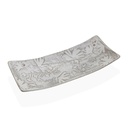 Centro de Mesa Versa Blanco Madera MDF 16 x 4,5 x 38,5 cm Flores