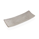 Centro de Mesa Versa Blanco Madera MDF 13 x 3 x 34 cm