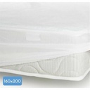 Mattress protector Lovely Home White 200 x 160 cm