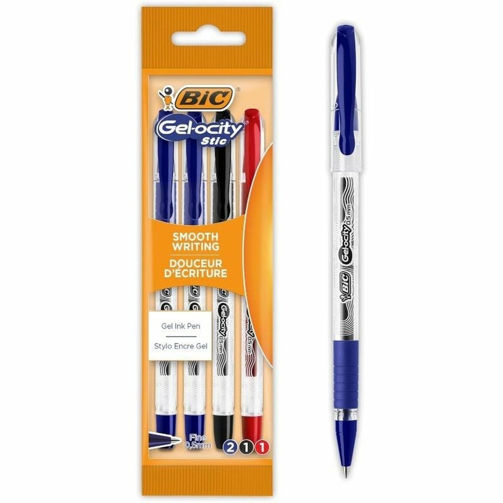 Set of Biros Bic Gelocity Stic 992599