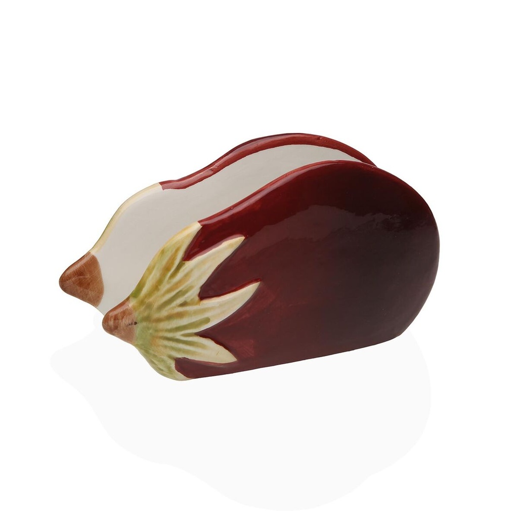 Servilletero Versa Cerámica 8,5 X 15,8 X 5,9 CM Berenjena