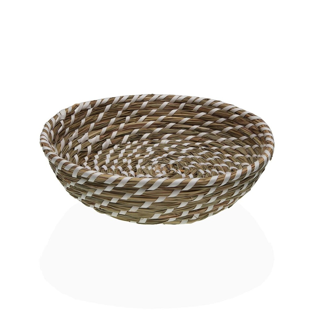 Basket Versa Textile Water hyacinth 25 x 8 x 25 cm