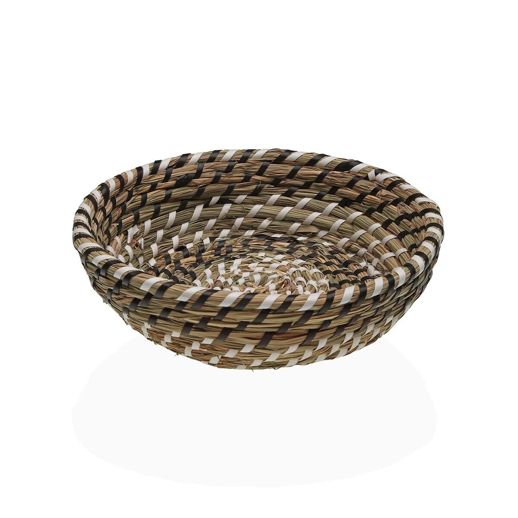 Basket Versa Textile Water hyacinth 25 x 8 x 25 cm