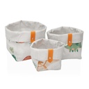 Basket Versa Textile 10 x 10 x 10 cm 14 x 14 x 14 cm 12 x 12 x 12 cm
