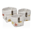 Basket Versa Textile 10 x 10 x 10 cm 14 x 14 x 14 cm 12 x 12 x 12 cm