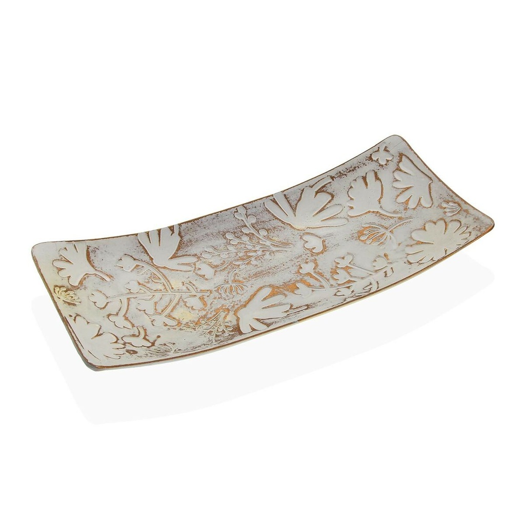 Centerpiece Versa Brown MDF Wood 16 x 4,5 x 38,5 cm Flowers