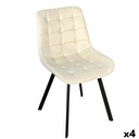 Chair Versa RHODES  Beige 55 x 82 x 51 cm (4 Units)