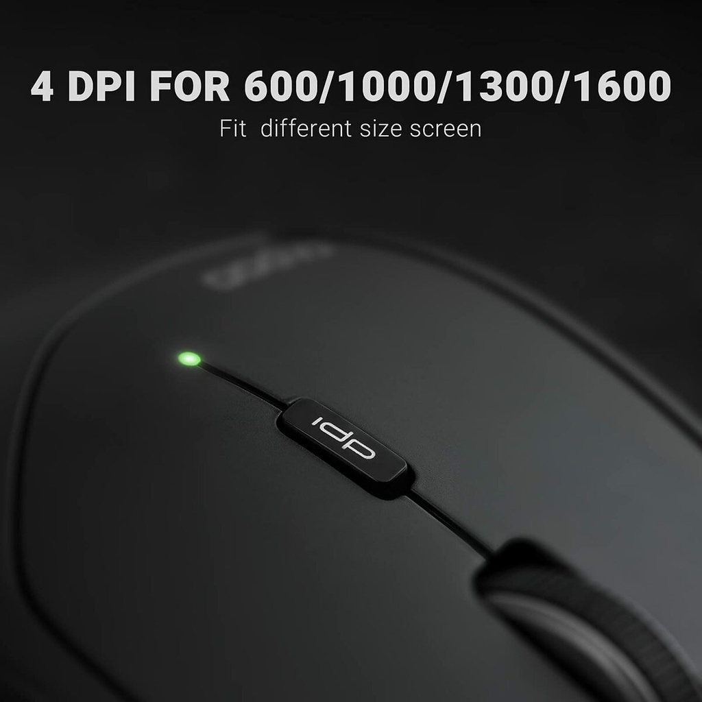 Mouse Rapoo Black Green 1600 dpi