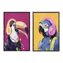 Lienzo Home ESPRIT Poliestireno Lienzo 63 x 3 x 93 cm