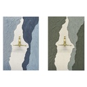 Canvas Home ESPRIT Resin Canvas 80 x 3,5 x 120 cm