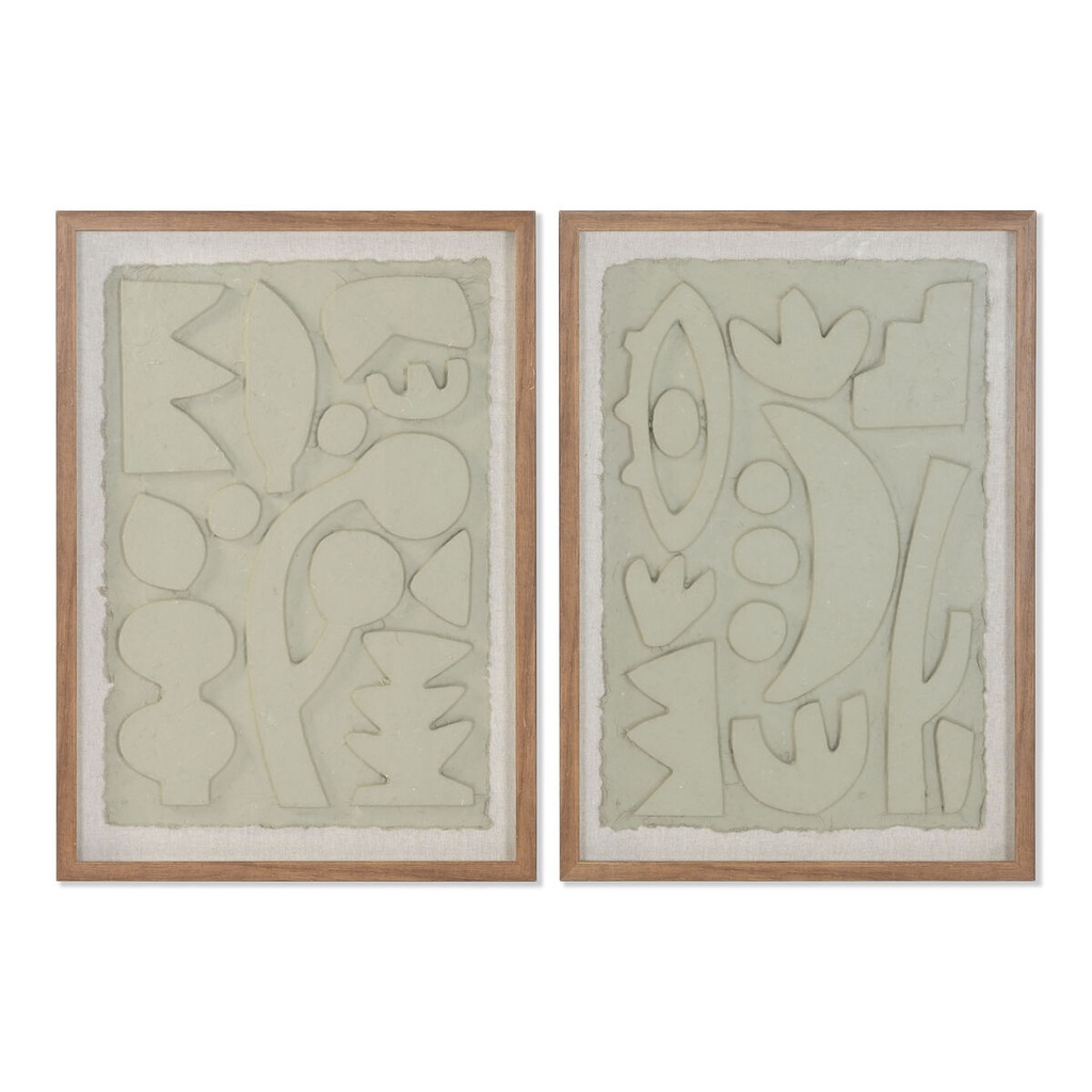 Painting Home ESPRIT Paper Crystal 50 x 3 x 70 cm