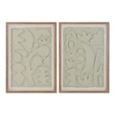 Cuadro Home ESPRIT Papel Cristal 50 x 3 x 70 cm