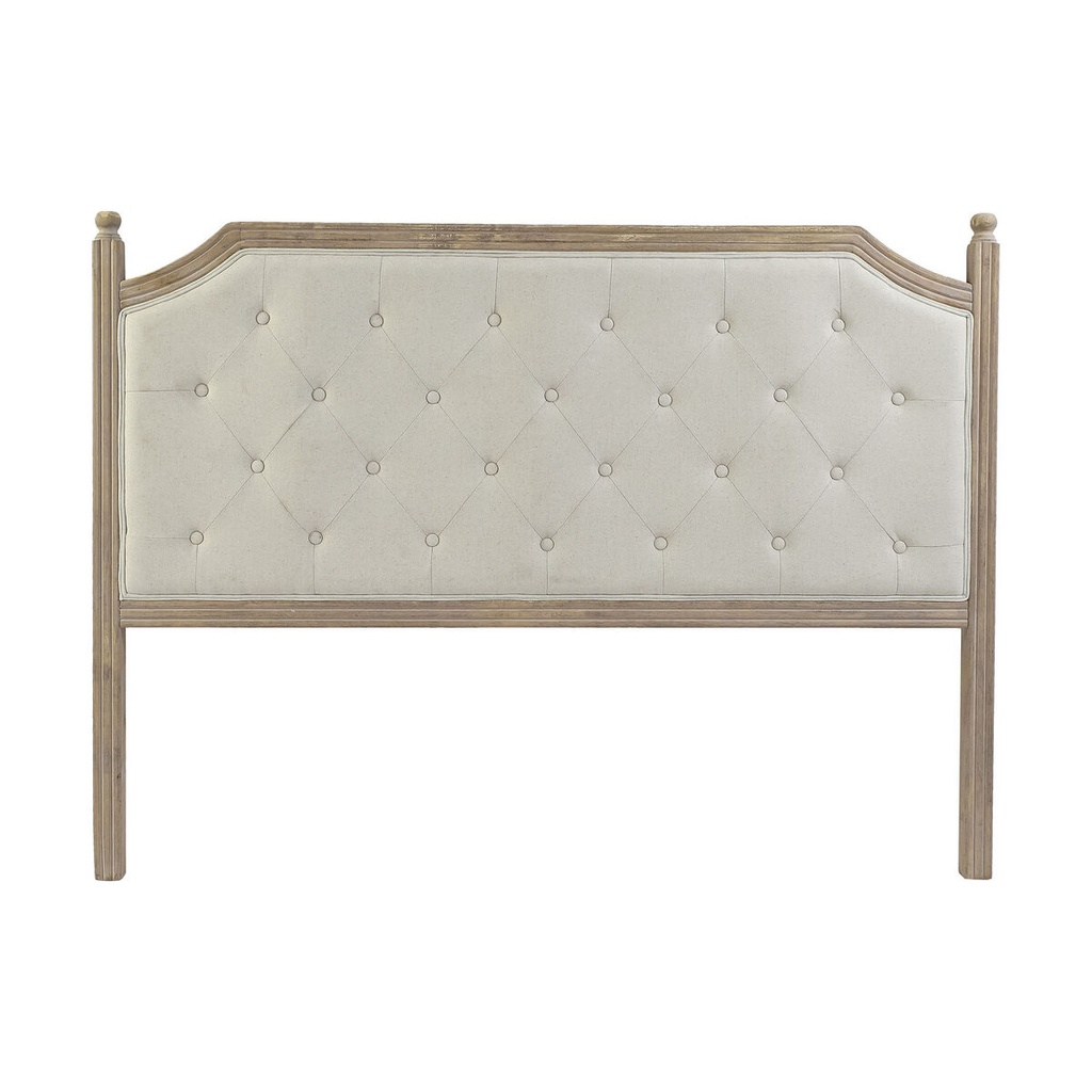 Cabecero de Cama DKD Home Decor 160 x 6 x 120 cm Natural Beige Madera de caucho