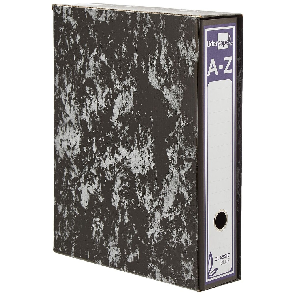 Carpeta de anillas Liderpapel AZ50 Gris A4
