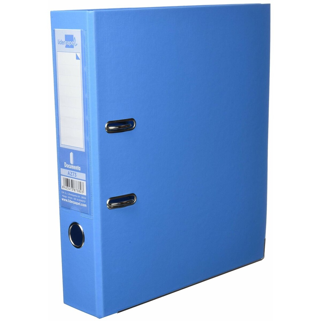 Carpeta de anillas Liderpapel AZ73 A4 Celeste (1 unidad)