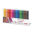 Set of Felt Tip Pens Alpino AR000187 Multicolour Double-ended (24 Pieces)