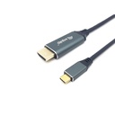 USB-C to HDMI Cable Equip 13341507101 Black 1 m