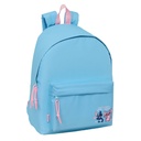 Mochila Escolar Lilo & Stitch Happy Celeste 33 x 42 x 15 cm