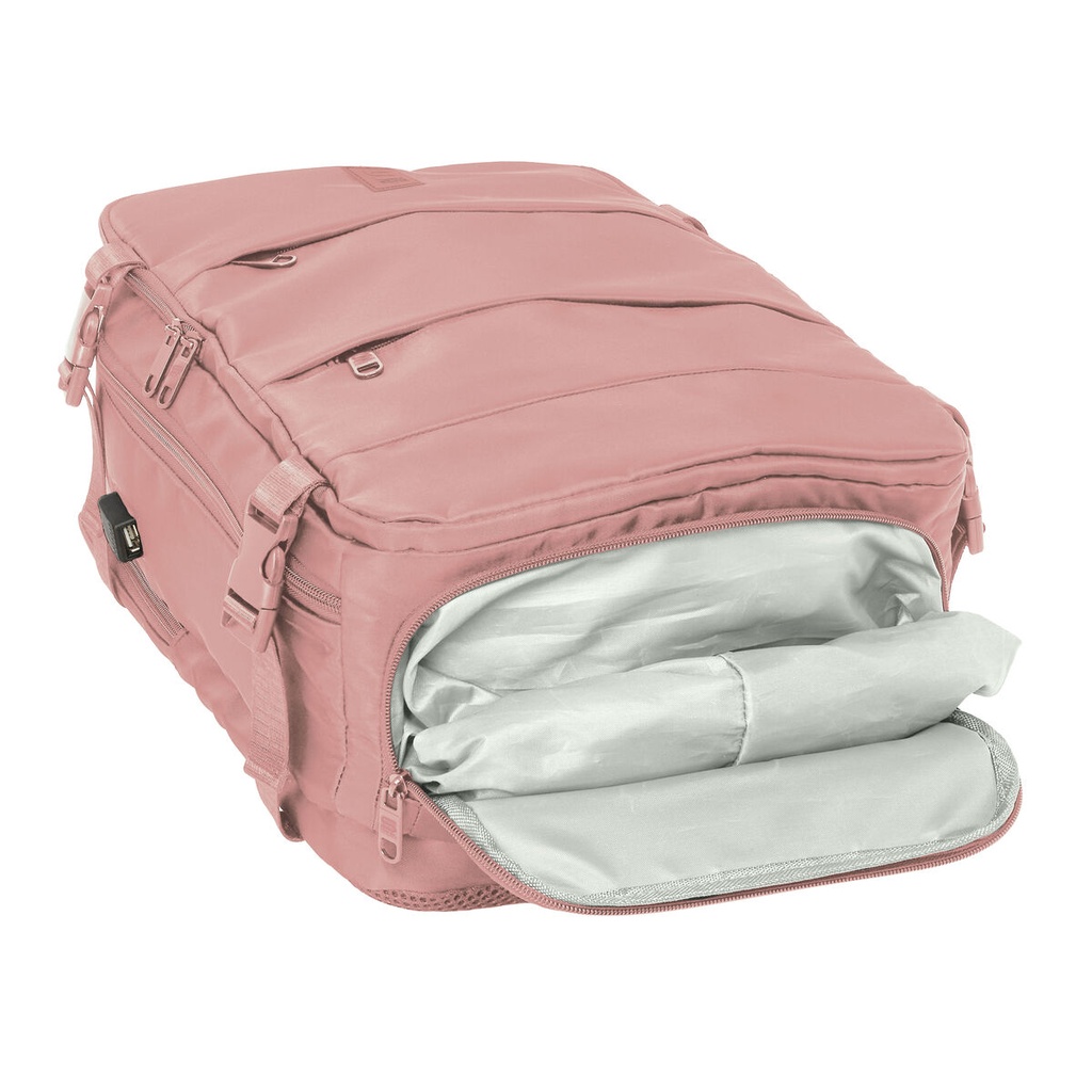 Mochila Escolar Safta Rosa Rosa