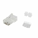 Conector RJ45 Categoría 6 UTP Equip 121146 Transparente 100 Unidades
